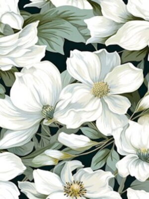PREMIUM BLOOM WHITE DEKOR 30x45