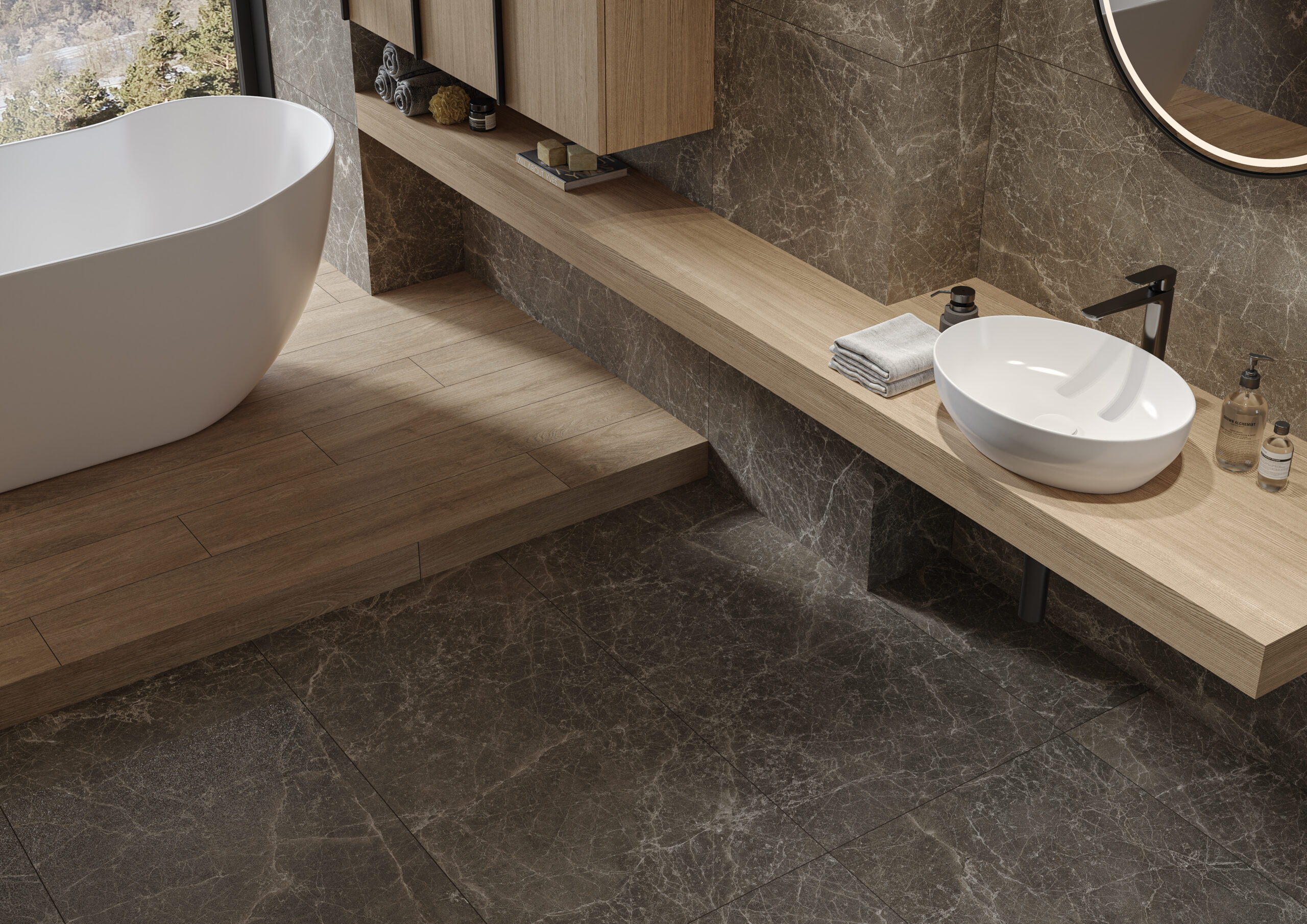 Emperador brown lapato 60x120 (64) - Image 7