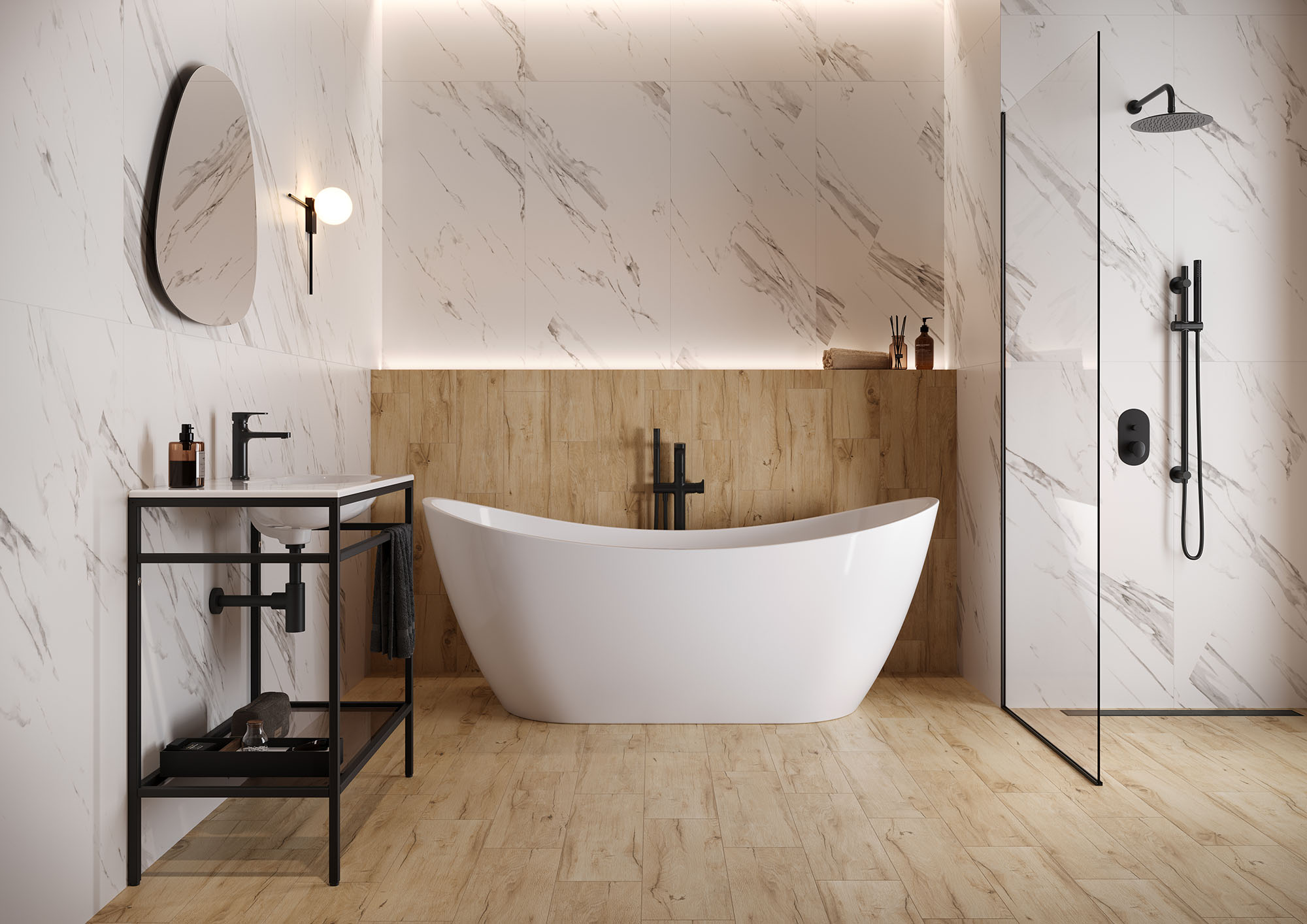 Rum cream mat 22x89 (193) - Image 6