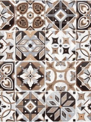 Patchwork Beige Dekor Mat 30x45