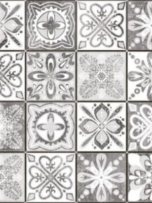 Patchwork Grey Dekor Mat 30x45