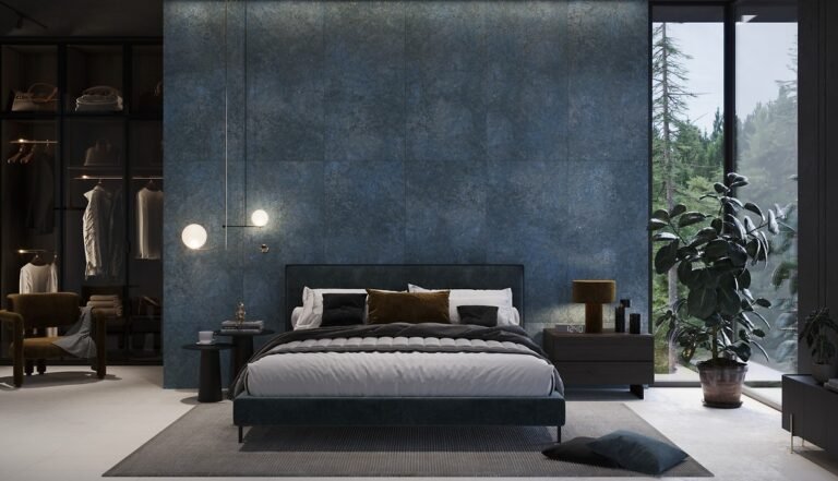 Metal ocean mat interjere