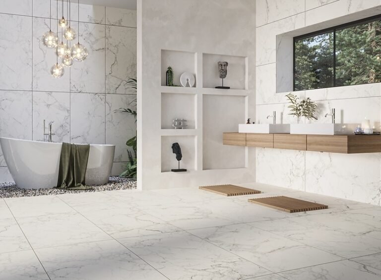 Calacatta satin interjere
