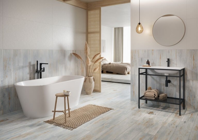 Spring aqua mat interjere