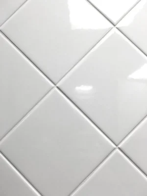 White glossy 10x10